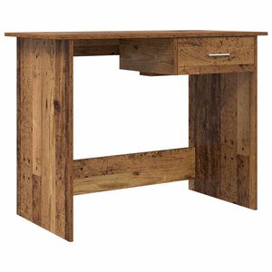 vidaXL Mesa Madeira antiga 100 x 50 x 76 cm Derivados de Madeira