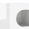 vidaXL Gabinete para TV Branco Brilhante 100 x 35 x 40 cm