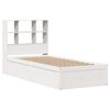 vidaXL Cama sem colch&atilde;o 90x190 cm madeira de pinho maci&ccedil;a branco