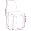vidaXL Cadeiras de jantar com almofad&otilde;es 2 pcs madeira maci&ccedil;a castanho
