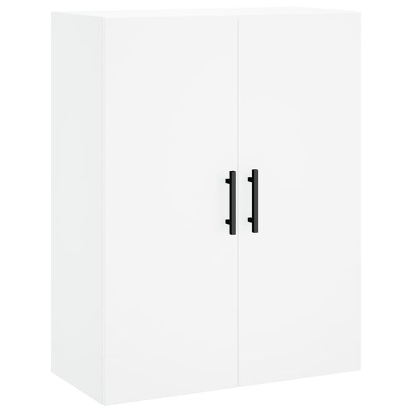 vidaXL Arm&aacute;rio de parede 69,5x34x90 cm branco