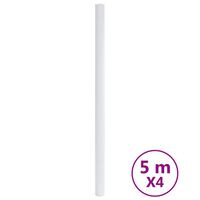 vidaXL Autocolantes para móveis 90x500 cm PVC branco mate