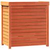 vidaXL Mesa de jardinagem c/ prateleiras madeira pinho maciça castanho