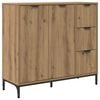 vidaXL Buffet Carvalho Artesanal 89,5 x 33 x 82 cm