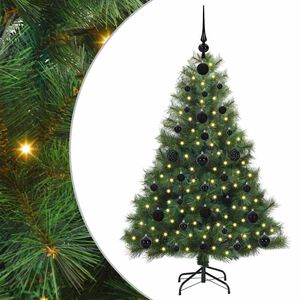 vidaXL &Aacute;rvore de Natal Artificial com 150 LEDs Verde 120 cm PE e PVC