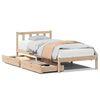vidaXL Cama sem colch&atilde;o 90x190 cm madeira de pinho maci&ccedil;a