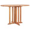 vidaXL Mesa de jardim dobr&aacute;vel 120x70x75 cm madeira teca maci&ccedil;a