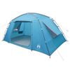 vidaXL Barraca Cabana 6 pessoa Azul Poli&eacute;ster