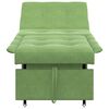 vidaXL Sof&aacute;-Cama Verde Claro 194 x 67 x 82 cm Veludo