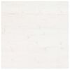 vidaXL Tampo de mesa quadrado 70x70x2,5 cm pinho maci&ccedil;o branco