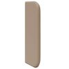 vidaXL Orelha de Cabeceira Castanho 40,5 x 40,5 x 4 cm PVC
