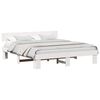vidaXL Estrutura da Cama com cabeceira Branco 180 x 200 cm