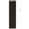 vidaXL Cortina Veneziana Marrom Escuro 50 x 160 cm 35 mm