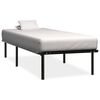 vidaXL Estrutura de cama 90x200 cm metal preto