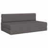 vidaXL Sof&aacute; Cama Dobr&aacute;vel Cinzento-claro 152 x 86,5 x 60 cm Tecido