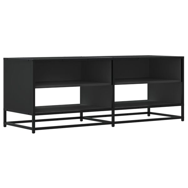 vidaXL M&oacute;vel para TV 120,5x40x46 cm derivados de madeira/metal preto