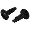 vidaXL Prego Autoperfurante 2 pcs Preto 3,5 x 12 mm Ferro