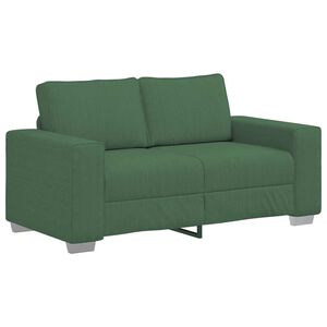 vidaXL Sof&aacute;-luvas 160x77x82 cm tecido corduroy verde escuro