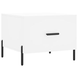 vidaXL Mesa de centro 50x50x40 cm derivados de madeira branco