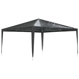 vidaXL Tenda para festas 4x4 m 90 g/m&sup2; antracite