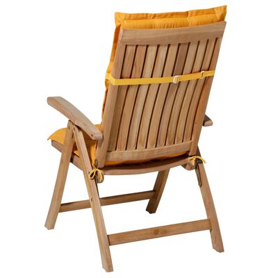 Madison Almofadão cadeira encosto alto Panama 123x50 cm brilho dourado