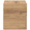 vidaXL Mesa de cabeceira de parede 45x26x28,5cm cor carvalho artisiano