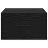 vidaXL Arm&aacute;rio de Cabeceira com gaveta Carvalho preto 35 x 35 x 20 cm