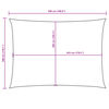 vidaXL Para-sol est. vela tecido oxford retangular 3x5 m terracota