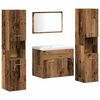 vidaXL Conjunto de Armazenamento 4 pcs Madeira processada