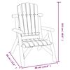 vidaXL 3 pcs conjunto lounge de jardim madeira de abeto maciça