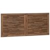 vidaXL Cabeceira de Cama Natural Madeira de Teca S&oacute;lida