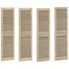 vidaXL Porta de Arm&aacute;rio com porta 4 unid. Natural 140,5 x 39,5 cm