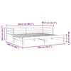 vidaXL Estrutura sof&aacute;-cama de puxar sem colch&atilde;o 80x200 cm branco