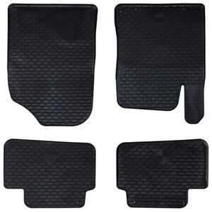 vidaXL Tapete de carro 4 pcs Preto TPE