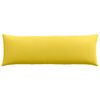 vidaXL Travesseiros de Sof&aacute; 2 pcs Amarelo Claro 120 x 40 cm tecido