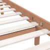 vidaXL Estrutura de cama 140x200 cm pinho maciço castanho mel