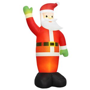 vidaXL Pai Natal insufl&aacute;vel com luzes LED IP44 3 m