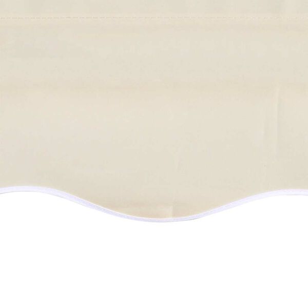vidaXL Lona para toldo creme 500x300 cm