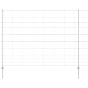 vidaXL Cerca selvagem com postes 25 x 1,6 m (L x A)