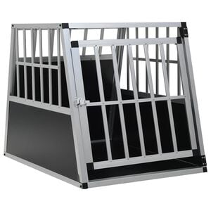 vidaXL Transportadora para c&atilde;es com porta &uacute;nica 65x91x69,5 cm