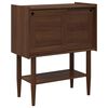 vidaXL Aparador BILBAO Caramelo escuro 80 x 40 x 95 cm