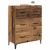 vidaXL Buffet com gaveta Madeira antiga 69,5 x 34 x 90 cm