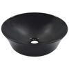 vidaXL Lavat&oacute;rio 41x12,5 cm cer&acirc;mica preto