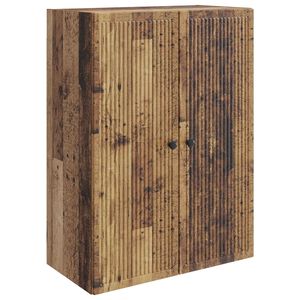 vidaXL Arm&aacute;rio de Parede Madeira antiga 66 x 34,5 x 90 cm