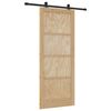 vidaXL Porta Deslizante ORKDAL Castanho 86 x 211 cm
