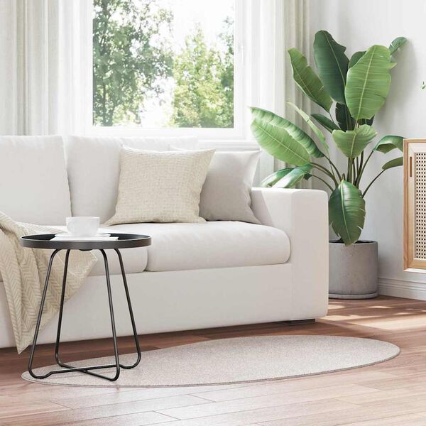 vidaXL Tapetes de &aacute;rea HUARTE Areia 80 x 150 cm Poli&eacute;ster