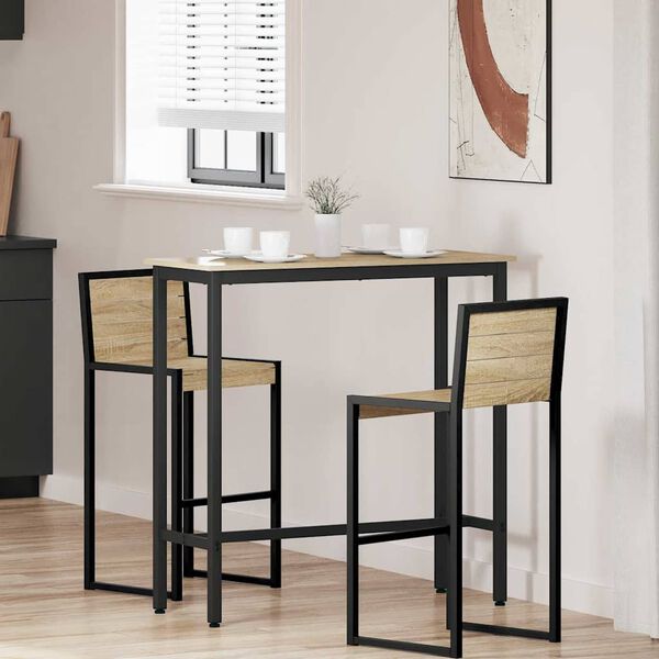 vidaXL mesa Carvalho Sonoma 100 x 40 x 100,5 cm