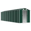 vidaXL Abrigo de jardim 191x725x198 cm a&ccedil;o galvanizado verde
