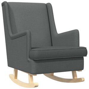 vidaXL Cadeira de baloi&ccedil;o Cinza Escuro 62 x 80 x 85 cm tecido