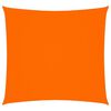vidaXL Para-sol estilo vela tecido oxford quadrado 2,5x2,5 m laranja